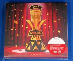 WEST.／AWARD★初回盤B(2CD＋DVD)★ステッカー付★未開封新品★送料無料★