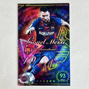 ♪♪WCCF FOOTISTA 2020 リオネル・メッシ Lionel Messi Barcelona RU後 ♪四点落札で普通郵便送料無料♪