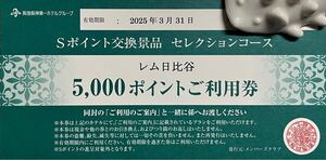 ☆レム日比谷　 セミダブルルーム宿泊券(朝食なし) 1名様分　有効期限　2025年３月31日☆