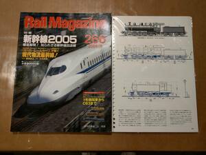 中古 Rail Magazine 2005年11月(266号) 特集 新幹線2005 別冊付録付き ネコ・パブリッシング