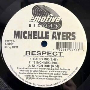 【HOUSE】Michelle Ayers - Respect / Emotive Records EM737-1 / VINYL 12 / US