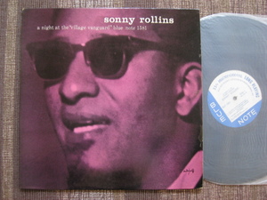 ☆★SONNY ROLLINS♪a night at the village vanguard☆BLUE NOTE BLP-1581☆mono☆RVG☆US盤☆LP☆1966★☆