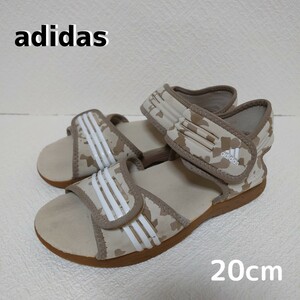 【adidas】ジュニアサンダル 20cm