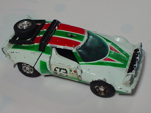 珍品　アンティーク　MARUSHIN　１／４３スケール　LANCIA　STRATOS　ミニカー　MADE　IN　JAPAN　