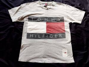 　トミーヒルフィガー Tommy Hilfiger USA製 ビッグフラッグTシャツ９０’ｓ