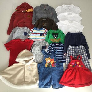 ■Familiar+MIKIHOUSE ファミリア ミキハウス 17点まとめ売り キッズ ベビー 男児 女児 トップス パンツ 長袖 半袖 サイズMIX /2.42kg■