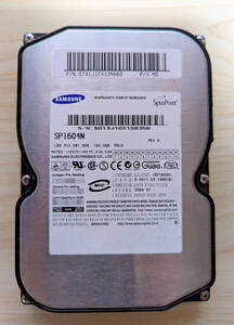 SAMSUNG SP1604N 160GB,IDE ワケアリ品