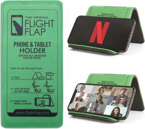 Flight Flap 携帯型スマホスタンド タブレット ポータブル 折り畳み角度調 (中古品)