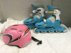 Juicy インラインスケートとOGKヘルメット　20～23cm