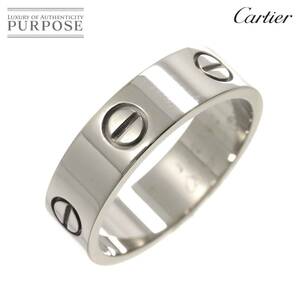 カルティエ Cartier ラブ #59 リング K18 WG ホワイトゴールド 750 指輪 Love Ring 90234080
