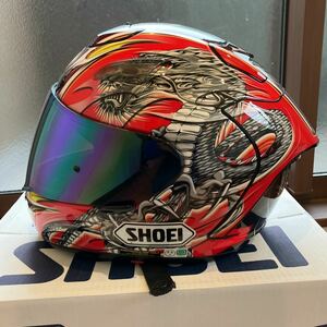 SHOEI X-TWELVE X12 KIYONARI (清成龍一レプリカグラフィック) フルフェイスヘルメット　Sサイズ　新品内装付き！