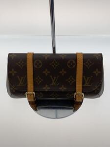 LOUIS VUITTON◆M51159/ポシェット・マレル_モノグラム・キャンバス_BRW/PVC/ブラウン