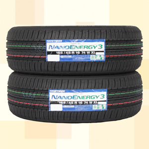 165/45R16 74W XL TOYO トーヨー ナノエナジー NANOENERGY3 24年製 正規品 2本送料税込 \16,600 より 1