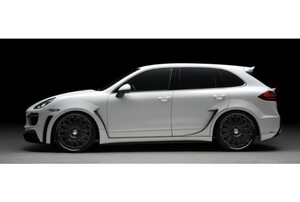 【WALD Black Bison Edition】 PORSCHE 958 -14y Cayenne サイドステップ GTS不可 カイエン スポイラー ヴァルド バルド サイド