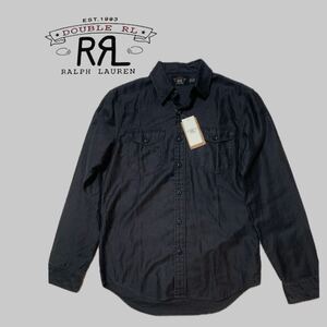 RRL 新品　コットン　リネンサテン　長袖ワークシャツ