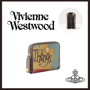 ○★新品 未使用 Vivienne Westwood ムードボード 定番小銭入れ コンパクトウォレット ベージュ（ヴィヴィアンウエストウッド）○●