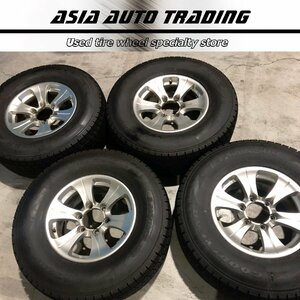 グッドイヤー アイスナビ SUV 265/70R16 2020年 走行極少 スタッドレス TRN GRN 210W 215W ハイラックス サーフ 社外アルミ付き