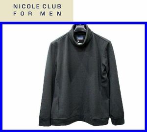 秋冬★50(LL)★\9790〓NICOLE CLUB FOR MEN ニコル〓ダンボールニットオフネックプルオーバー