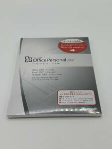 『送料無料』 新品未開封品 Microsoft Office Personal 2007（Word Excel Outlook）