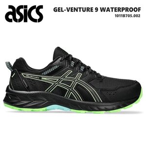 新品 未使用 アシックス 27.0cm asics GEL-VENTURE 9 WATERPROOF 1011B705-002 防水 トレイルランニングシューズ アウトドア トレッキング