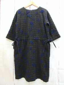 HaaT ISSEY MIYAKE ハート イッセイミヤケ ワンピース 2 HA93FH661 グレー PLEATS PLEASE プリーツプリーズ