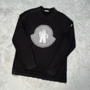 1円　MONCLER モンクレール　マグリア　半袖　Tシャツ 半袖Tシャツ　ビッグロゴ Mサイズ ブラック　8295