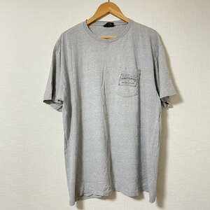 (^w^)b USA製 POLO COUNTRY ポロカントリー RALPH LAUREN AUTHENTIC DRY GOODS 80s 90s ヴィンテージ T シャツ ポケット グレー M 9011AE