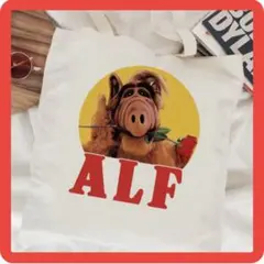 ALF アルフエコバッグ トートバッグ キモカワ　海外ドラマ 所ジョージ