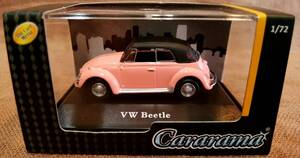 HONGWELL ホンウェル Cararama カララマ 1/72 空冷 VW BEETLE ビートル カブリオレ クローズド ダイキャスト ミニカー ケースダメージあり