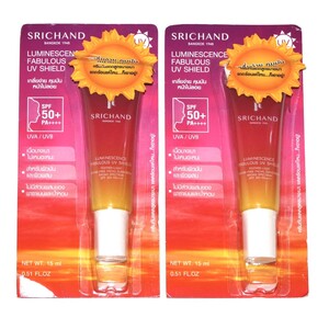 SRICHAND ルミネッセンス ファビュラス UVシールド 日焼け止めクリーム15ml×2個セット