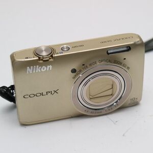 超美品 COOLPIX S6300 エレガントゴールド 即日発送 デジカメ Nikon デジタルカメラ 本体 あすつく 土日祝発送OK