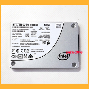 ●SSD●Intel D3-S4510シリーズ 480GB SSDSC2KB480G8 動作品 フォーマット済 2.5インチ インテル●