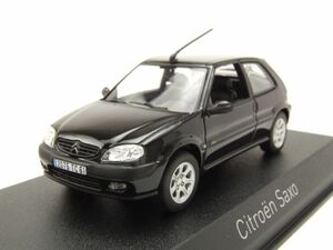 新品未開封　シトロエン サクソ VTS 2000 オニキスブラック 1/43 ノレブ CITROEN SAXO