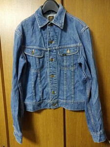 60s ヴィンテージ ビンテージ lee ライダース 101j 38 long ロング デニムジャケット