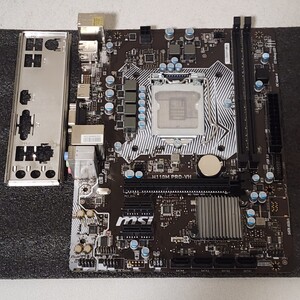 MSI H110M PRO-VH IOパネル付属 LGA1151 MicroATXマザーボード 第6・7世代CPU対応 Bios 動作確認済 PCパーツ (2)