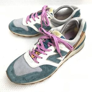 new balance/ニューバランス★スニーカー【24.5/緑系カラフル】WR996A/sneakers/Shoes/trainers◆G-123