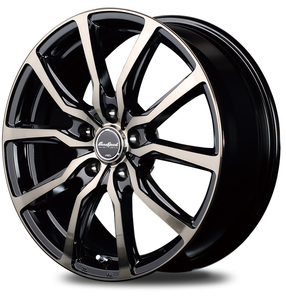 マルカ ホイール ユーロスピード DC52 スバル インプレッサ GDB MID 【17×7.0J 5-114.3 INSET38 ブラックポリッシュ】 1本単品