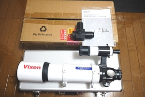 ☆美品 送料無料　ビクセン Vixen ED80Sf D=80mm f=600mm 鏡筒 ファインダー /フリップミラー/ アルミケース付き　中古