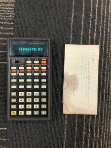 OMRON オムロン ELECTRONIC CALCULATOR 151SRX 関数電卓 計算機 電卓 取説付き【E50】