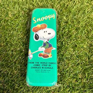 ★サンリオ/SNOOPY/スヌーピー/缶ケース/ペンケース/当時物/筆箱/未使用/レトロ★