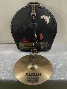 SABIAN/セイビアン/PRO/Rock Crash/ロッククラッシュ/16/41/シンバル/16インチ/ケース付き/修復歴あり/ドラム/0115j