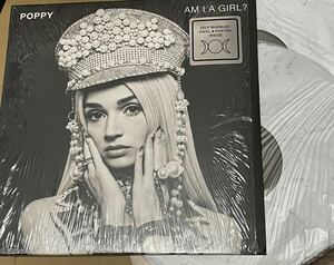 送料込 希少 Poppy - Am I A Girl? 輸入盤レコード 2枚組 White/Black Marble / MAD406V