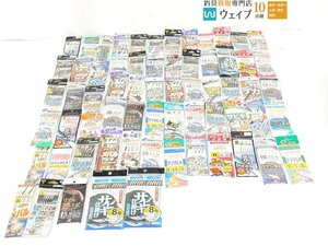 ハヤブサ マイボート サビキ、ガマカツ マイボート なんでもサビキ、オーナー アジのませサビキ 等 サビキセット 計65点セット