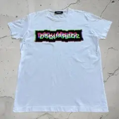 DSQUARED2 ディースクエアード2 Tシャツ Mサイズ ホワイト　古着