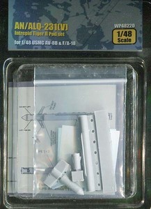 ウルフパック WP48220 1/48 AN/ALQ-231(V) イントレピッド タイガーIIポッド (USMC AV-8B F/A-18)