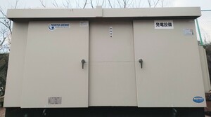 東京電気 非常用 発電機 2020年 コマツエンジン TKGP320LT 300KVA tokyo generator 