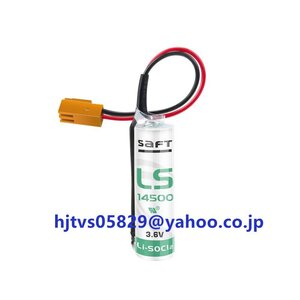 新品 SAFT サフト LS14500 AA 3.6V PLC リチウム電池 交換用 リチウム電池 LS14500 14500 2600mAh AA 非充電式電池 茶色プラグ