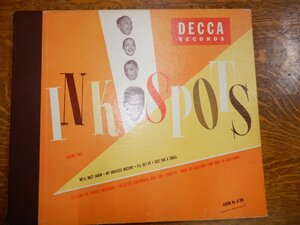 ☆放出企画☆☆SP 78☆DECCA RECORDS☆INK SPOTS☆ジャンルPOP、ボーカル☆A-594☆2枚組☆