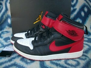 NIKE AIR JORDAN 1 RETRO HI 30cm US12 赤黒白 極美品 NBA シカゴ ブルズ マイケル エア ジョーダン １ Ⅰ Chicago Bulls FLYEASE