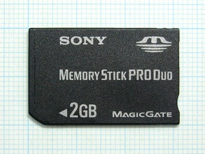 ★SONY メモリースティック PRODuo ２GB 中古★送料８５円・１８５円